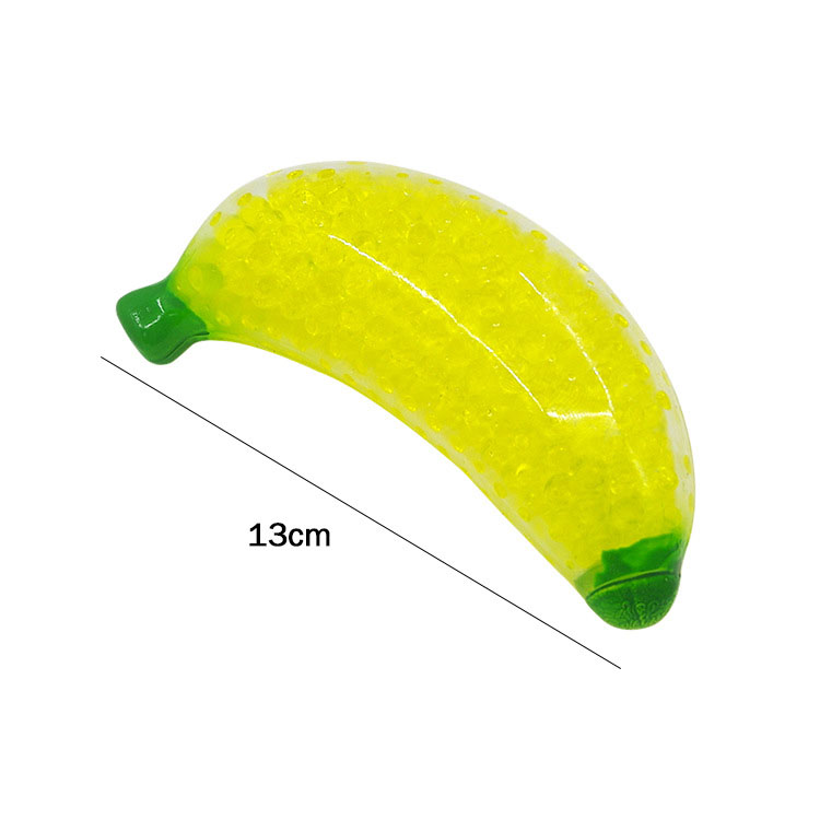 Squishy Banana Fidget Toy Water Beads Squish Ball Anti Stress Venting Balls Funny Squeeze Toys Stress Relief Decompression Toys Anxiety Reliever