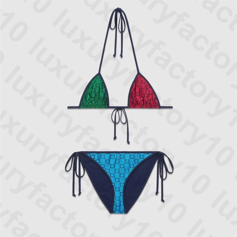 2021 Newest Style Two-piece Bikini Novelty Contrast Color Women's Swimwear Special Stylish Plaid Pattern High Leg Thong Bikinis Set Beach Party C