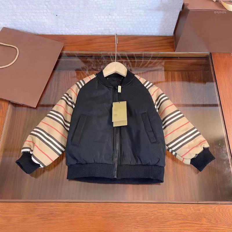 Coat 2021 Fashion Black White Stripe Windproof For Boys Girls Outwear Clothing 2 3 4 6 8Years, Blue;gray
Coat 2021 Fashion Black White Stripe Windproof For Boys Girls Outwear Clothing 2 3 4 6 8Years, Blue;gray