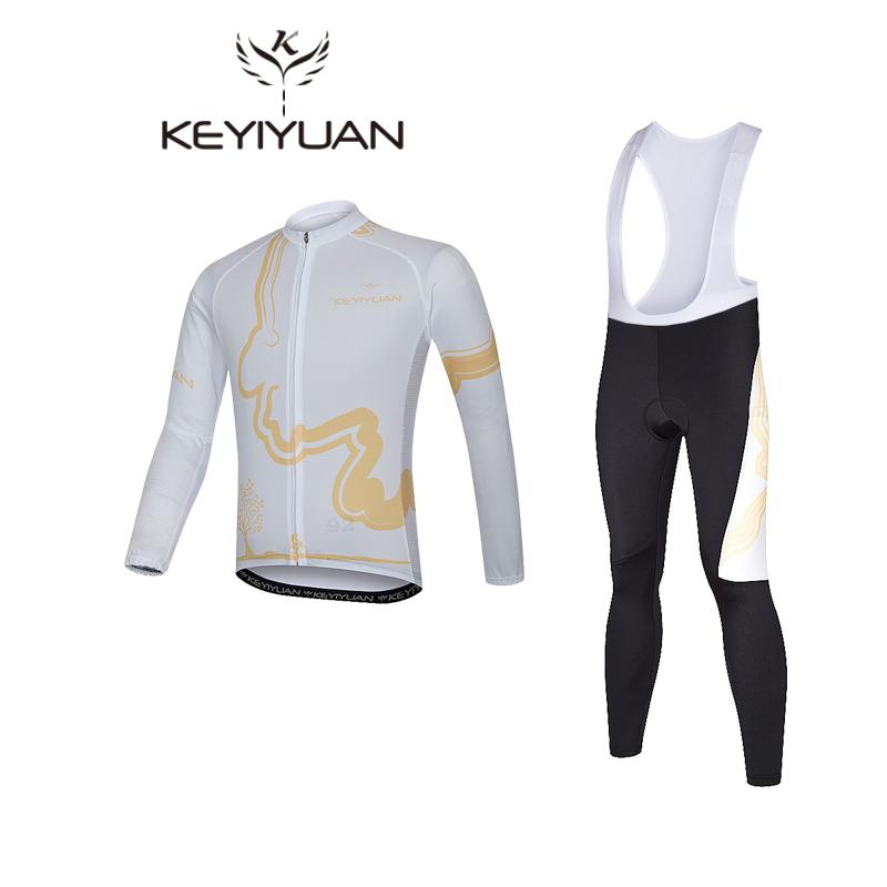 Racing Sets KEYIYUAN Autumn Long Sleeve Breathable Cycling Jersey Gel Pad Pants Sport Set MTB Clothes Road Bike Suit Conjunto De Ciclismo, Black;blue
Racing Sets KEYIYUAN Autumn Long Sleeve Breathable Cycling Jersey Gel Pad Pants Sport Set MTB Clothes Road Bike Suit Conjunto De Ciclismo, Black;blue