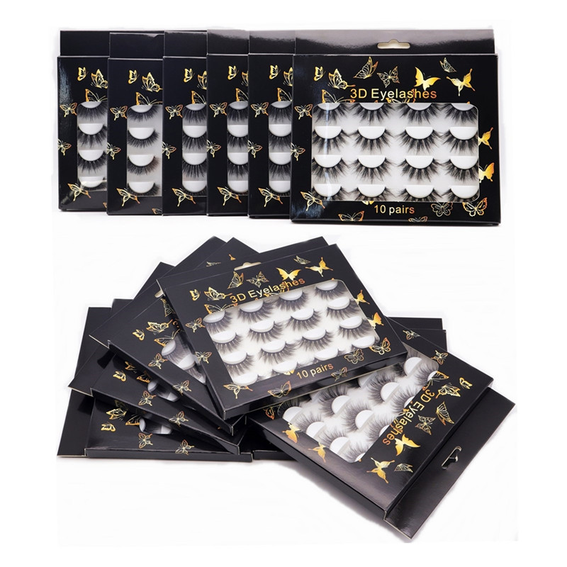 New 10 Pairs Fake 3D Mink Eyelash Fluffy False Eyelashes Makeup Wispy Lash Extension Full Strip Natural Eye Lashes
New 10 Pairs Fake 3D Mink Eyelash Fluffy False Eyelashes Makeup Wispy Lash Extension Full Strip Natural Eye Lashes