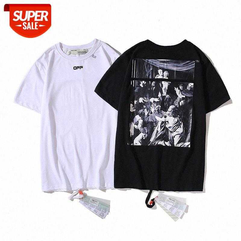 Religious large oil painting print short-sleeved T-shirt OW European version loose size men and women couples round neck bottoming shi #WY3E, White;black
Religious large oil painting print short-sleeved T-shirt OW European version loose size men and women couples round neck bottoming shi #WY3E, White;black