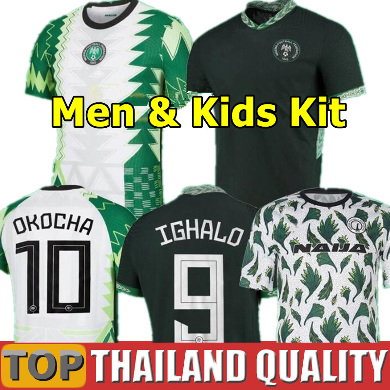 20 21 Nigeria Soccer jerseys 2021 OKOCHA Football Shirt set Home maillot de foot Away AHMED MUSA MIKEL IHEANACHO Men Kids Kit Uniform, 2020 home - men
20 21 Nigeria Soccer jerseys 2021 OKOCHA Football Shirt set Home maillot de foot Away AHMED MUSA MIKEL IHEANACHO Men Kids Kit Uniform, 2020 home - men