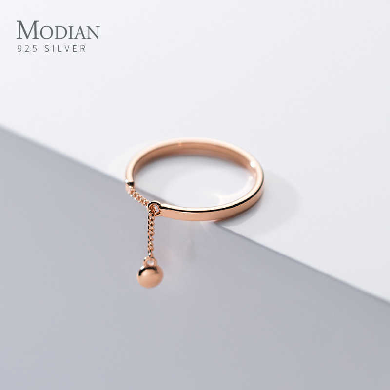 Fashion 925 Sterling Silver Stackable Simple Engagement Rings for Women Adjustable Beads Chain Finger Fine Jewelry 210707
Fashion 925 Sterling Silver Stackable Simple Engagement Rings for Women Adjustable Beads Chain Finger Fine Jewelry 210707
