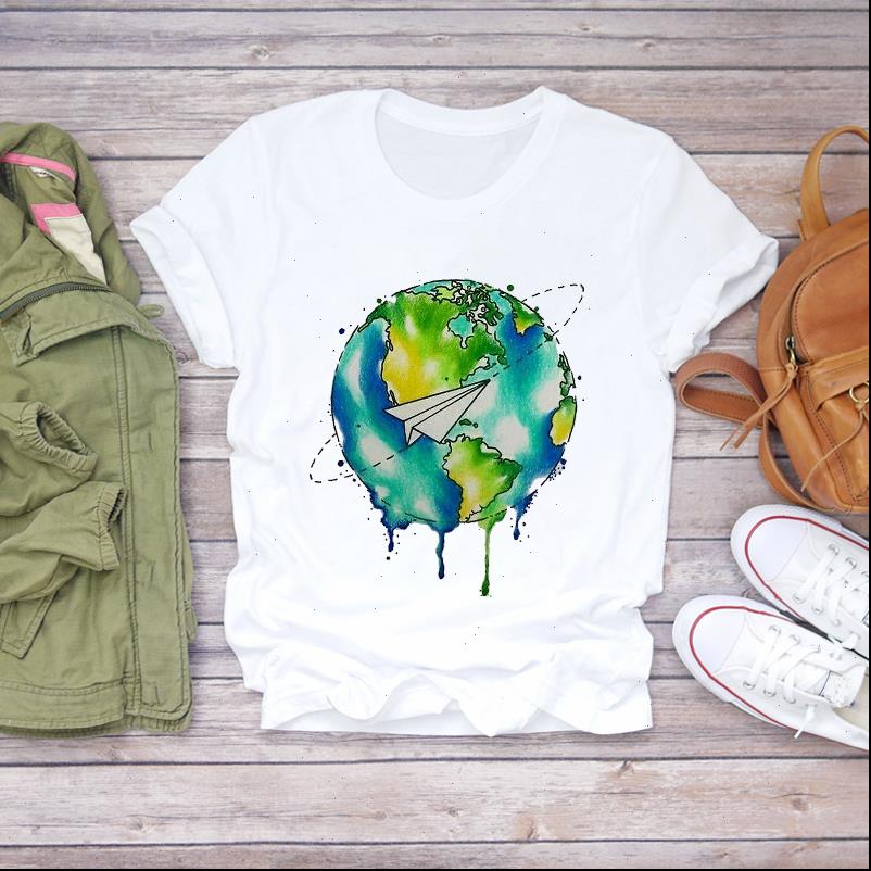 women womens cartoon earth travel printing fashion clothing summer shirt t shirts graphic female ladies tee, White
women womens cartoon earth travel printing fashion clothing summer shirt t shirts graphic female ladies tee, White