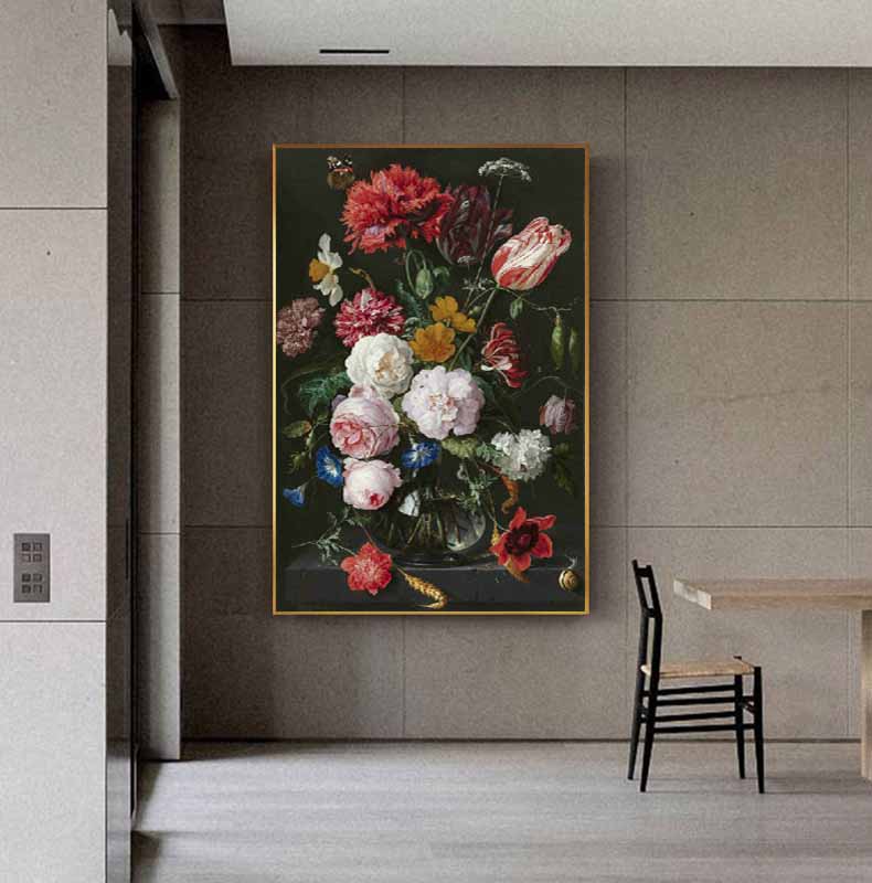 Modern Large Size Red Rose Poster Wall Art Canvas Painting Beautiful Flower Picture HD Printing For Living Room Bedroom Decor