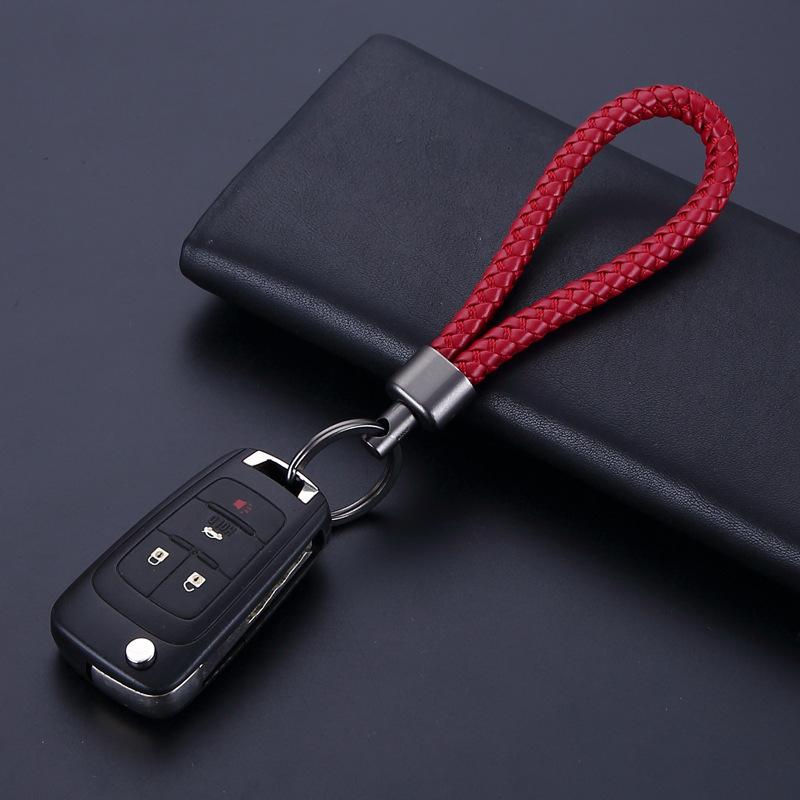 Keychains Car Keychain Braided Leather Rope Handmade Waven Key Chain Ring Holder For Keyrings Men Women
Keychains Car Keychain Braided Leather Rope Handmade Waven Key Chain Ring Holder For Keyrings Men Women