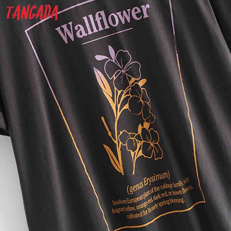 Women Flowers Print Summer T Short Sleeve O Neck Tees Ladies Casual Tee Shirt Street Wear Top 4D9 210416