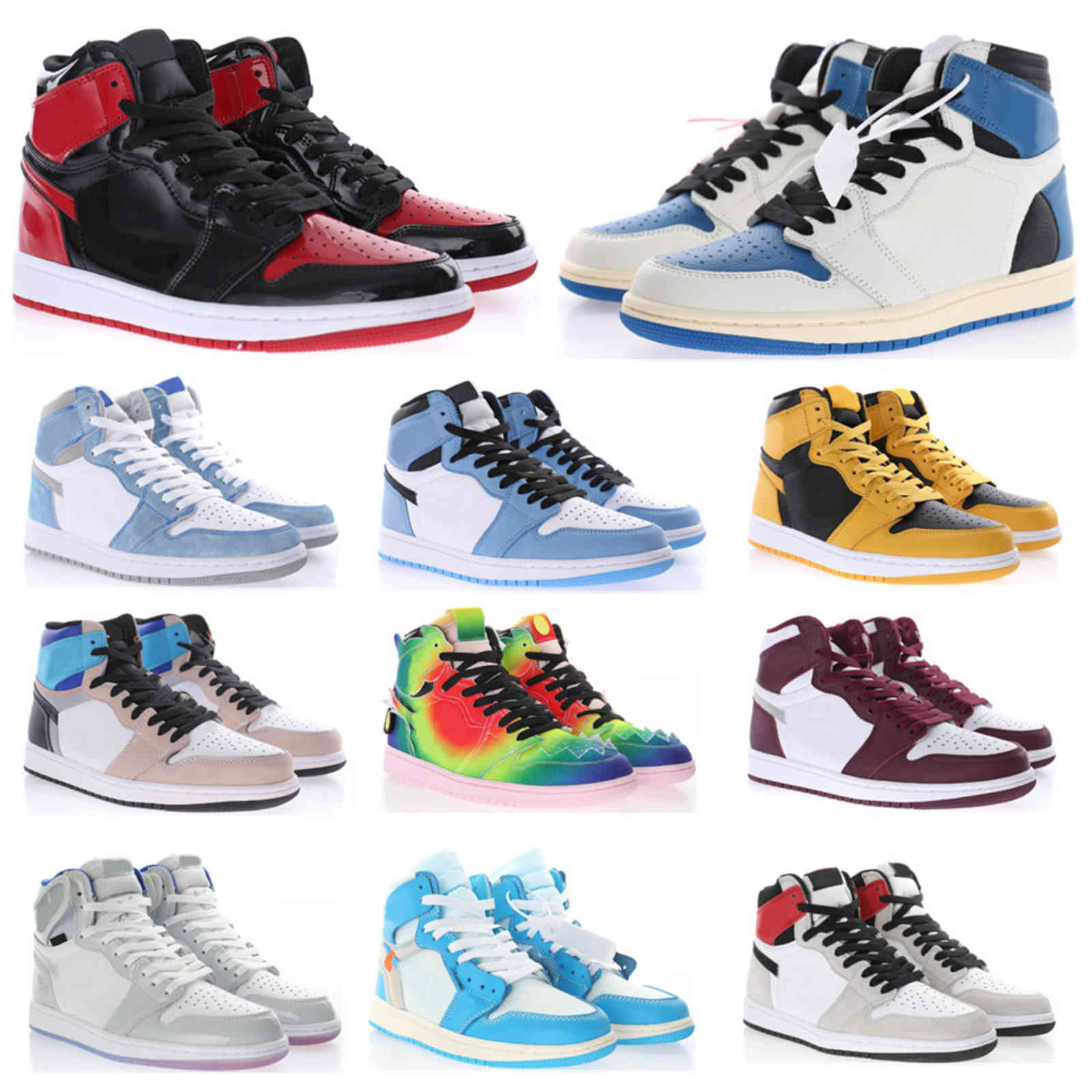 Mens 1 high OG basketball shoes 1s Military University Blue Bordeaux Pollen dark mocha bred shadow Obsidian UNC twist men women Sneakers
Mens 1 high OG basketball shoes 1s Military University Blue Bordeaux Pollen dark mocha bred shadow Obsidian UNC twist men women Sneakers