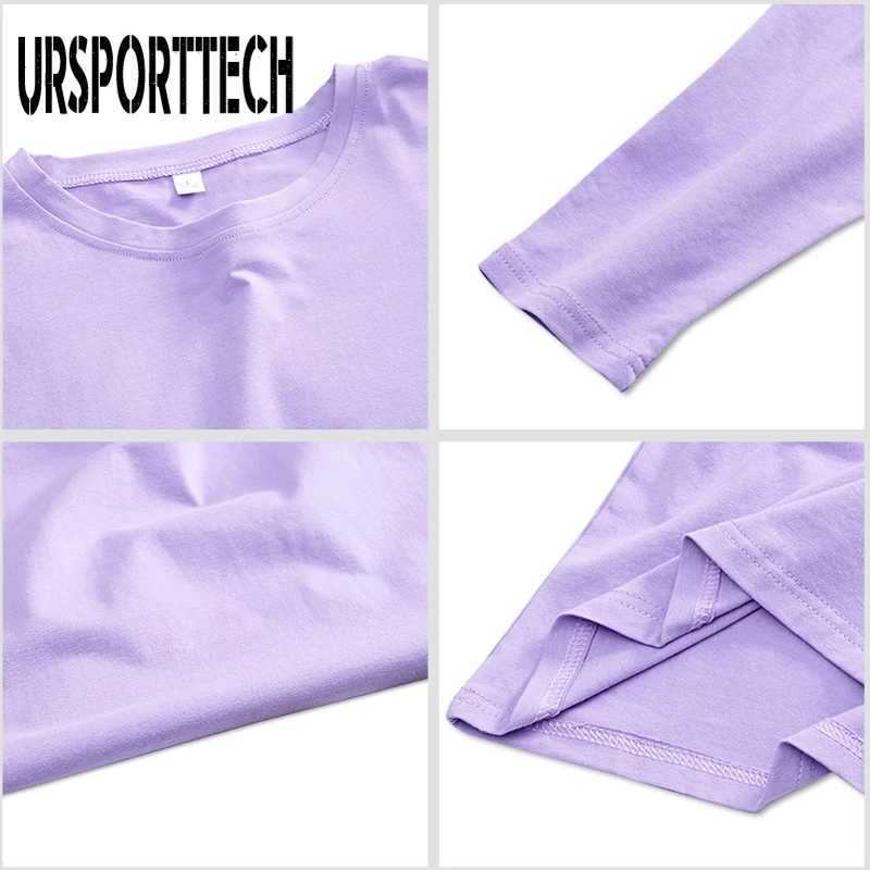 Autumn Spring Women T Shirt Oversize 100% Cotton T-shirt Long Sleeve Plus Size Women Tshirts High Quality Oversized Korean Tops 210528