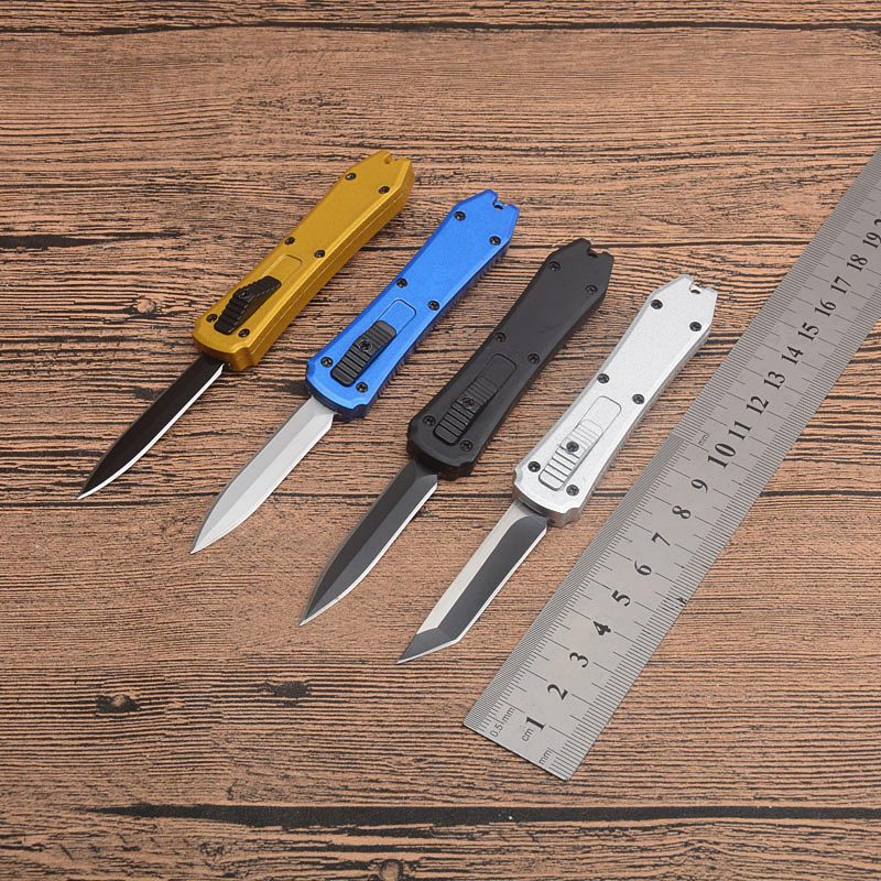 New Listing Automatic Tactical Knife 440C Black / Satin/ Wire Drawing Blade Zn-al alloy Handle Outdoor EDC Pocket Knives
New Listing Automatic Tactical Knife 440C Black / Satin/ Wire Drawing Blade Zn-al alloy Handle Outdoor EDC Pocket Knives