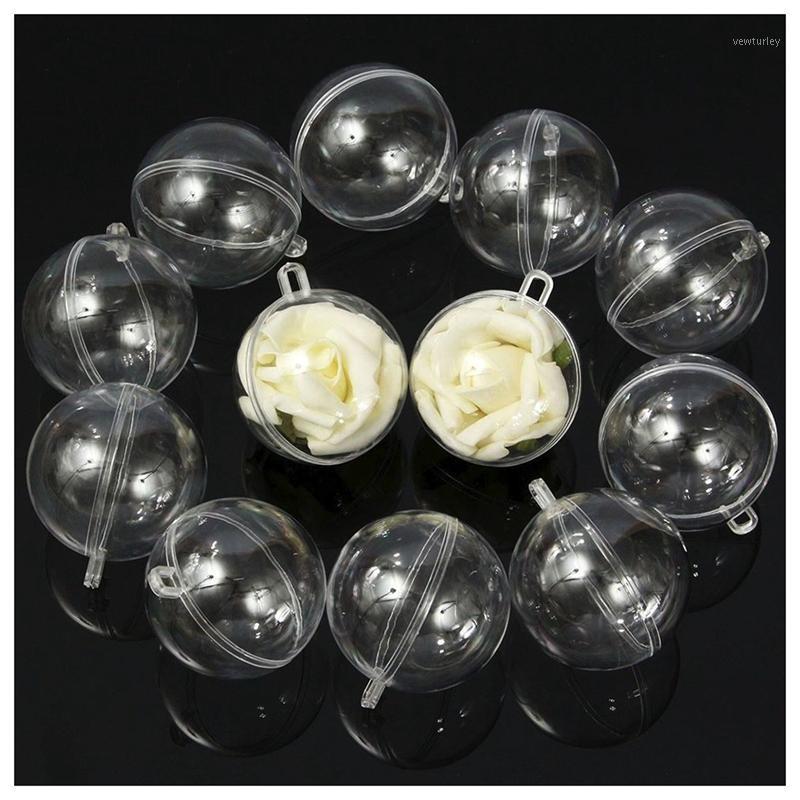Party Decoration 12Pcs 60mm Ball Christmas Baubles Clear Fillable Xmas Tree Ornaments
Party Decoration 12Pcs 60mm Ball Christmas Baubles Clear Fillable Xmas Tree Ornaments