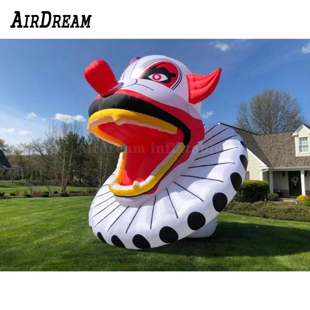 Free ship to door Creepy big giant inflatable clown head 10/16/20 ft high inflatables halloween ghost with LED light