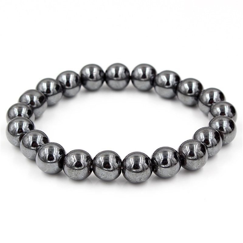 Beaded, Strands Bracelets Drop Delivery Hematite 8Mm Ball Bead Magnetic Therapy Magnet Stone Bracelet Relieve Arthritis Headache 2709 Q2
Beaded, Strands Bracelets Drop Delivery Hematite 8Mm Ball Bead Magnetic Therapy Magnet Stone Bracelet Relieve Arthritis Headache 2709 Q2
