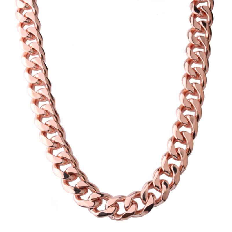 15mm Customization Length Trendy Mens Chain Rose Gold Color Stainless Steel Necklace For Men Curb Cuban Link Hip Hop Jewelry Chains
15mm Customization Length Trendy Mens Chain Rose Gold Color Stainless Steel Necklace For Men Curb Cuban Link Hip Hop Jewelry Chains