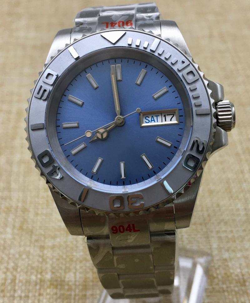 Wristwatches 40mm Blue Dial NH36 Automatic Watch Men's Steel Case Sapphire Glass Ceramic Bezel Transparent Back Cover Oyster Strap, Gold
Wristwatches 40mm Blue Dial NH36 Automatic Watch Men's Steel Case Sapphire Glass Ceramic Bezel Transparent Back Cover Oyster Strap, Gold
