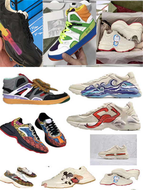 Wholesale top high-quality Rhyton casual shoes heavy sports Milan runway fashion women's shoe flat strawberry rat pattern big mouth tiger mesh dress, 20
Wholesale top high-quality Rhyton casual shoes heavy sports Milan runway fashion women's shoe flat strawberry rat pattern big mouth tiger mesh dress, 20