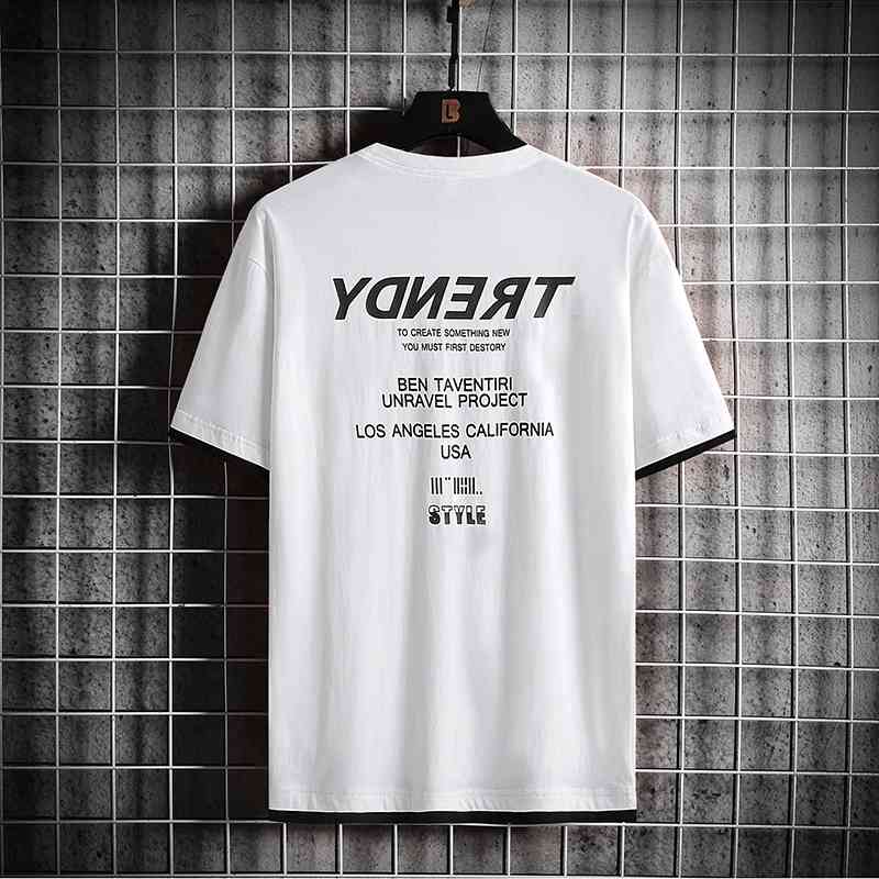 Men's Set Fashion Short Sleeve Tracksuit Sets Ribbon Patchwork Men Sportswear+Casual Sports Shorts Summer Male Sports Suit 2 PCS 210603