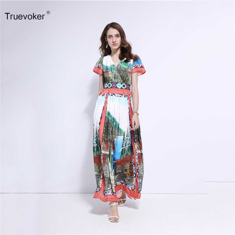 Truevoker Summer Designer Long Dres' Short Sleeve Charming Building Printed Resort Maxi Robe Femme Ete Retro Vestido 210602, Blue
Truevoker Summer Designer Long Dres' Short Sleeve Charming Building Printed Resort Maxi Robe Femme Ete Retro Vestido 210602, Blue