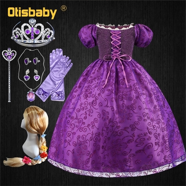 Girl's Dresses Tangle Princess Costume With Rapunzel Wig Accessories Sofia Teenage Girls Clothing Gown Birthday Party Prom Kids Dress 0922, Set k
Girl's Dresses Tangle Princess Costume With Rapunzel Wig Accessories Sofia Teenage Girls Clothing Gown Birthday Party Prom Kids Dress 0922, Set k