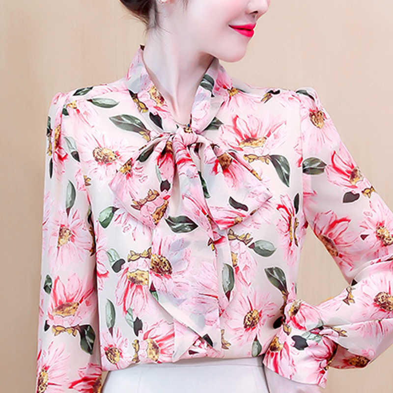 Blouse Women Blusas Mujer De Moda Bow V-neck Print Chiffon Blouse Shirt Long Sleeve Women Blouses Shirts Tops Blusa D468 210602
Blouse Women Blusas Mujer De Moda Bow V-neck Print Chiffon Blouse Shirt Long Sleeve Women Blouses Shirts Tops Blusa D468 210602