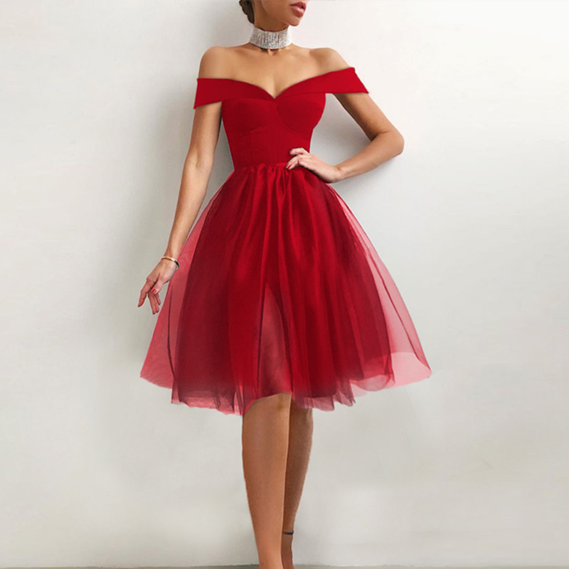 2021Summer Sexy Halter Off Shoulder Party Dress Women Elegant Spaghetti Strap Spliced Mesh Dresses Ladies Ballet Clothing Vestidos, Red
2021Summer Sexy Halter Off Shoulder Party Dress Women Elegant Spaghetti Strap Spliced Mesh Dresses Ladies Ballet Clothing Vestidos, Red