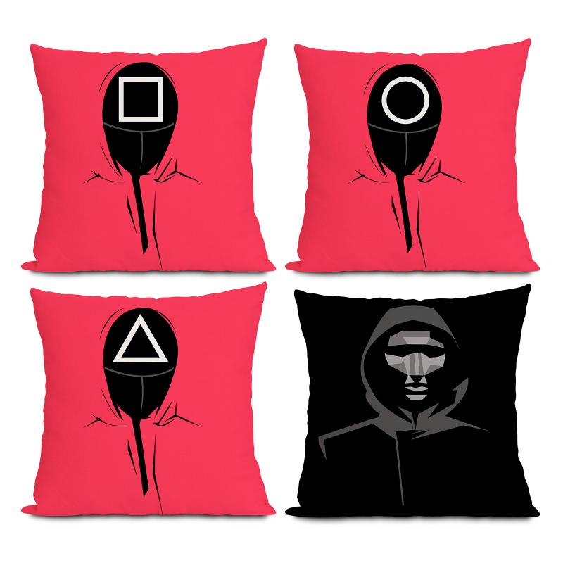 Squid Game Pillow New Series Polyester Hug Soft Square Pillowcase Cushion Cover Without Core
Squid Game Pillow New Series Polyester Hug Soft Square Pillowcase Cushion Cover Without Core