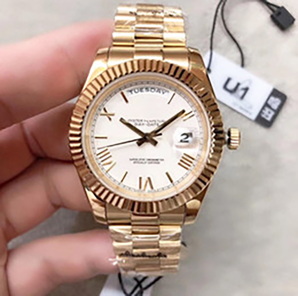 2021 U1 factory new watch DAY DATE mechanical 40MM Stainless steel bezel Stainless steel strap mens Wristwatches free shiping, Slivery;brown
2021 U1 factory new watch DAY DATE mechanical 40MM Stainless steel bezel Stainless steel strap mens Wristwatches free shiping, Slivery;brown