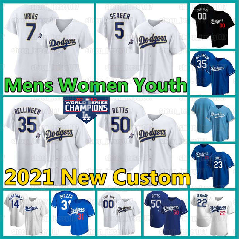 Dodgers Custom 50 Mookie Betts Jerseys Cody Bellinger Clayton Kershaw Los Baseball 7 Julio Urias Trevor Bauer Angeles 31 Joc Pederson Bauer, Blue;black
Dodgers Custom 50 Mookie Betts Jerseys Cody Bellinger Clayton Kershaw Los Baseball 7 Julio Urias Trevor Bauer Angeles 31 Joc Pederson Bauer, Blue;black
