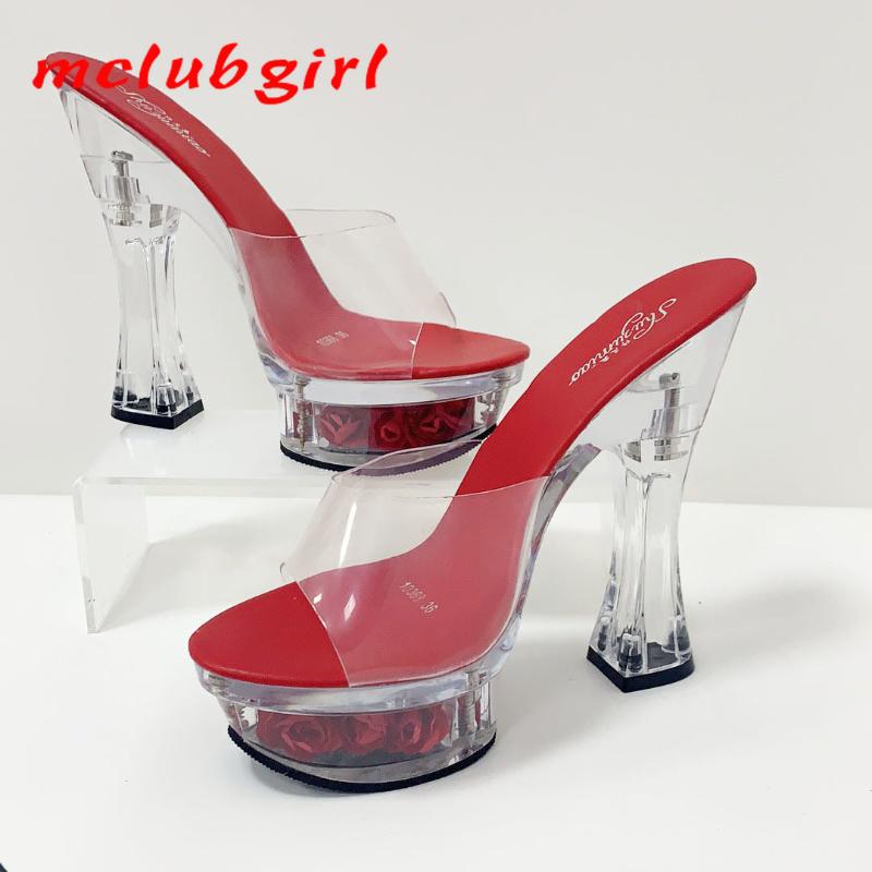 Mclubgirl Sexy High Heel Sandals Women Summer Platform Wedding Shoes Pole Dance Square Comfortable Female Crystal LFD Dress, Black
Mclubgirl Sexy High Heel Sandals Women Summer Platform Wedding Shoes Pole Dance Square Comfortable Female Crystal LFD Dress, Black