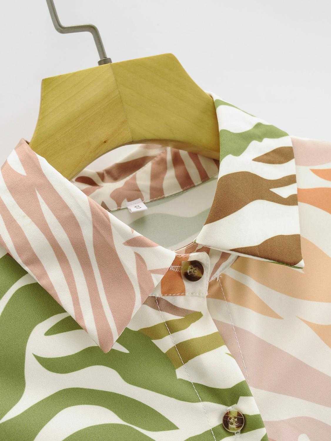 ZEVITY Women fashion color matching texture print bow sahses shirt Dress Office Ladies breasted Vestido Chic Dresses DS4356 210603