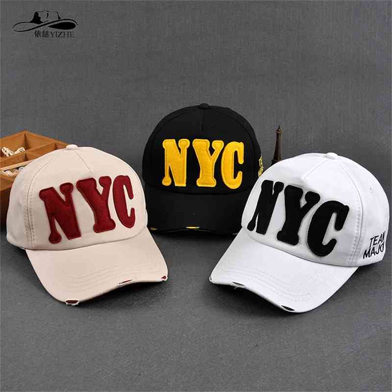 Korean version of NYC letter baseball spring summer men's and women's hole fashion sports hat leisure embroidery cap, Yellow
Korean version of NYC letter baseball spring summer men's and women's hole fashion sports hat leisure embroidery cap, Yellow