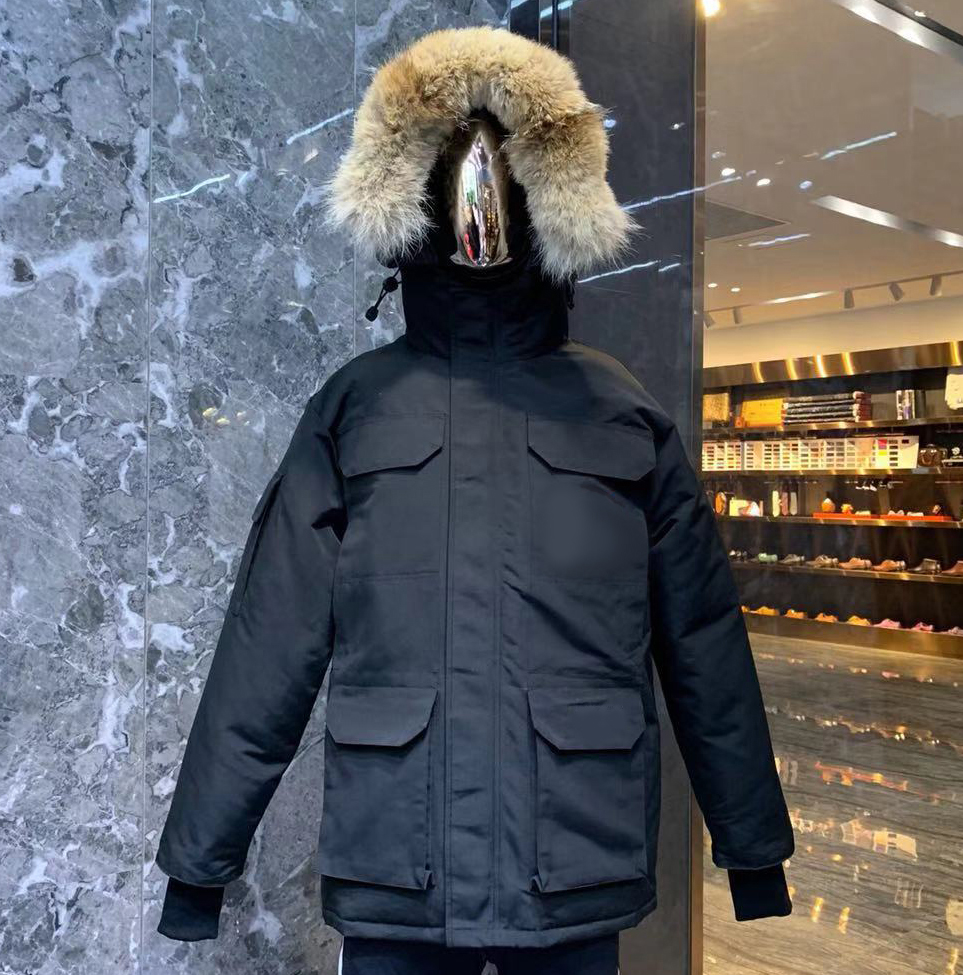 Top Quality Men Parka Down Coat Fashion Women Outerwear Jacket Outdoor Waterproof Winstopper Real Wolf Fur Casual Windbreaker Clothes Advanced Fabric, Dust bag
Top Quality Men Parka Down Coat Fashion Women Outerwear Jacket Outdoor Waterproof Winstopper Real Wolf Fur Casual Windbreaker Clothes Advanced Fabric, Dust bag