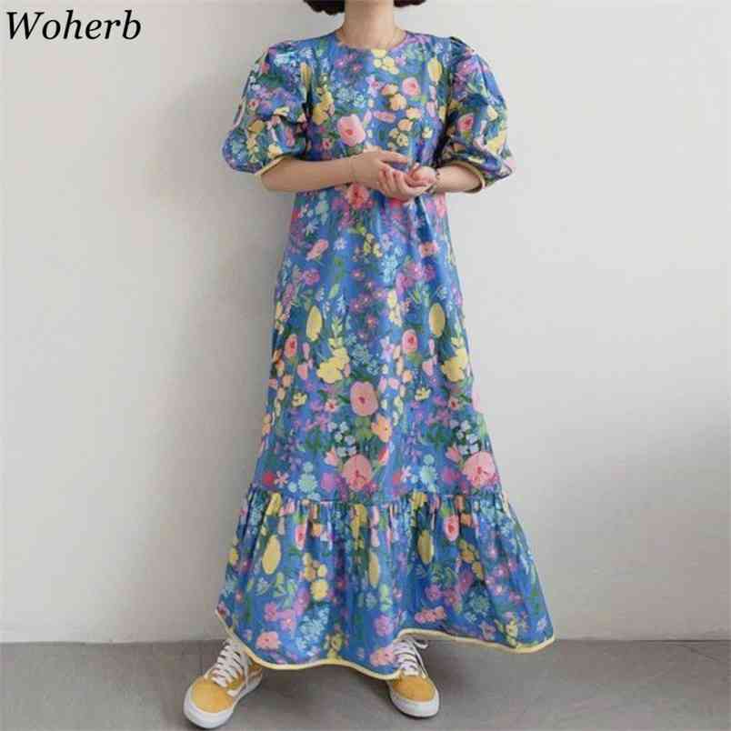 Maxi Dress Summer Chic Floral Vestido Mujer O-neck Puff Sleeve Ruffles Robe Big Swing Vintage Elegant Dresses Women 95298 210519, Yellow
Maxi Dress Summer Chic Floral Vestido Mujer O-neck Puff Sleeve Ruffles Robe Big Swing Vintage Elegant Dresses Women 95298 210519, Yellow