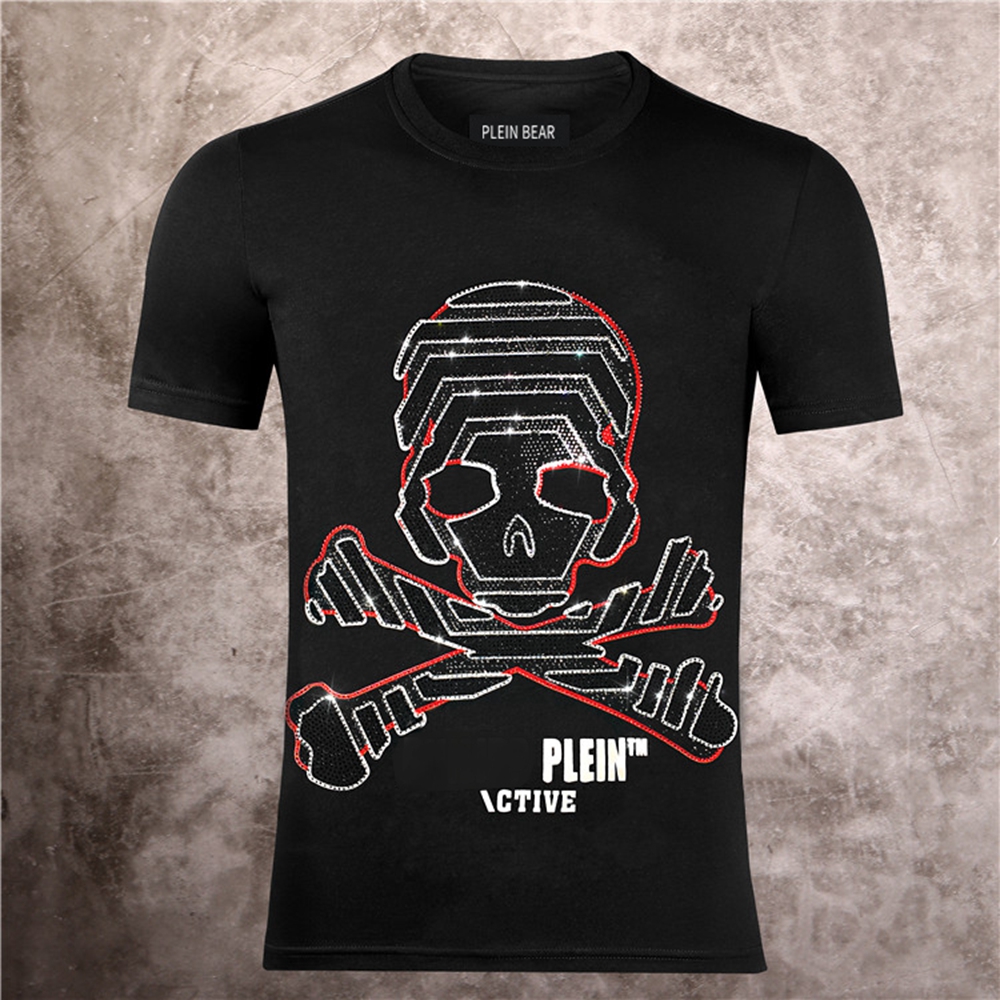 PLEIN BEAR T SHIRT Mens Designer Tshirts Rhinestone Skull Men T-shirts Classical High Quality Hip Hop Streetwear Tshirt Casual Top Tees PB 16068, Black
PLEIN BEAR T SHIRT Mens Designer Tshirts Rhinestone Skull Men T-shirts Classical High Quality Hip Hop Streetwear Tshirt Casual Top Tees PB 16068, Black
