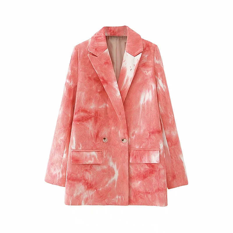 casual women elegant tie dye long blazers fashion ladies loose patchwork jacket suits female chic girls set 210527, Green
casual women elegant tie dye long blazers fashion ladies loose patchwork jacket suits female chic girls set 210527, Green
