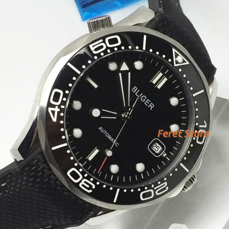 Wristwatches 40mm Automatic Mechanical Watch Ceramics Bezel Sapphire Luminous Waterproof Calendar Men Wristwatch, Sytle 1
Wristwatches 40mm Automatic Mechanical Watch Ceramics Bezel Sapphire Luminous Waterproof Calendar Men Wristwatch, Sytle 1