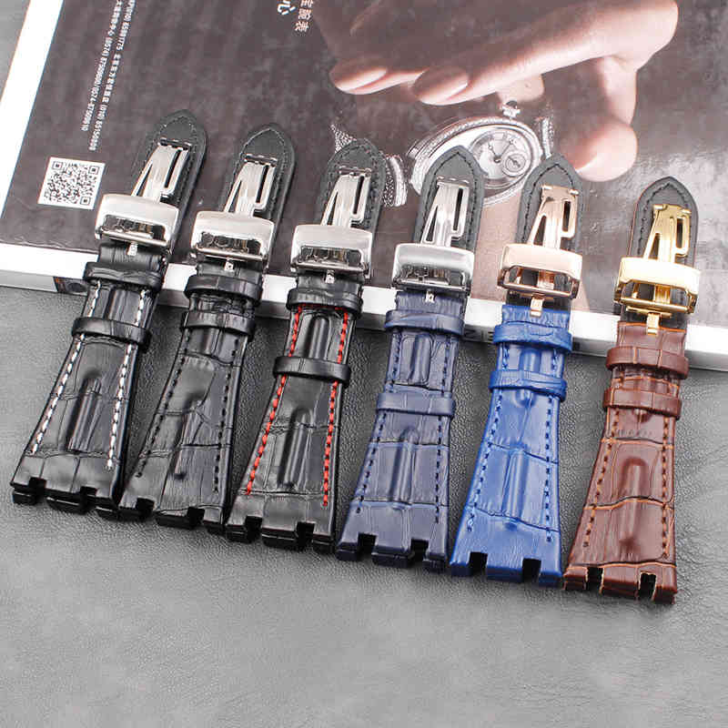 Mens Watch Accessories for AP Royal Oak Leather Folding 28mm Womens Outdoor Casual Strap Buckle, Black;brown
Mens Watch Accessories for AP Royal Oak Leather Folding 28mm Womens Outdoor Casual Strap Buckle, Black;brown