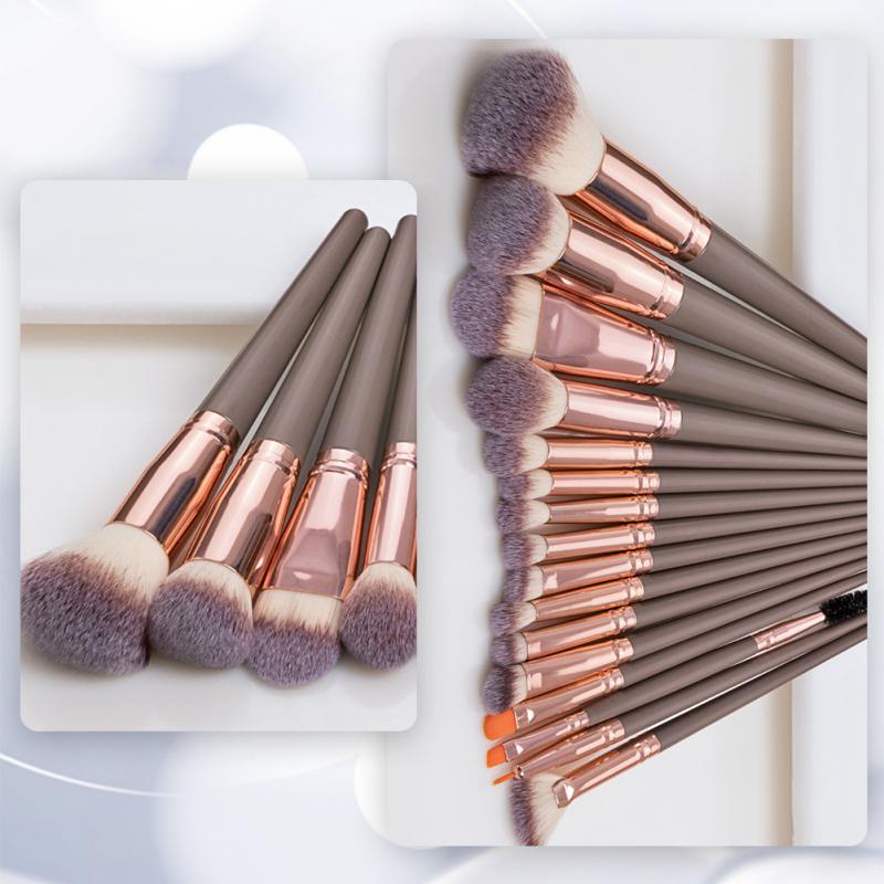 Makeup Brushes 16 BeigeProfessional Set Eye Shadow Foundation Highlighting Powder Eyeliner Blending Make Up Brush Cosmetic Kit
