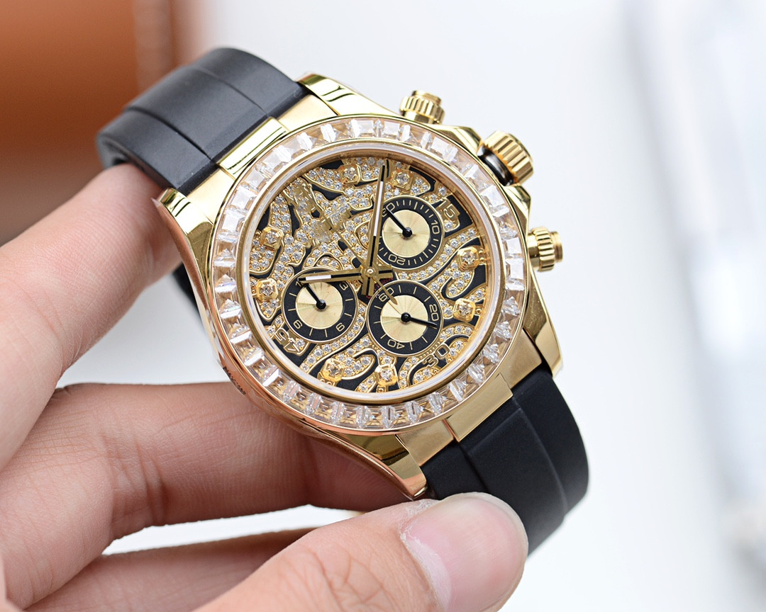 High quality full diamond watch six pointer multi-function mens watches women wristwatch TBR racing timer., Multi-color
High quality full diamond watch six pointer multi-function mens watches women wristwatch TBR racing timer., Multi-color