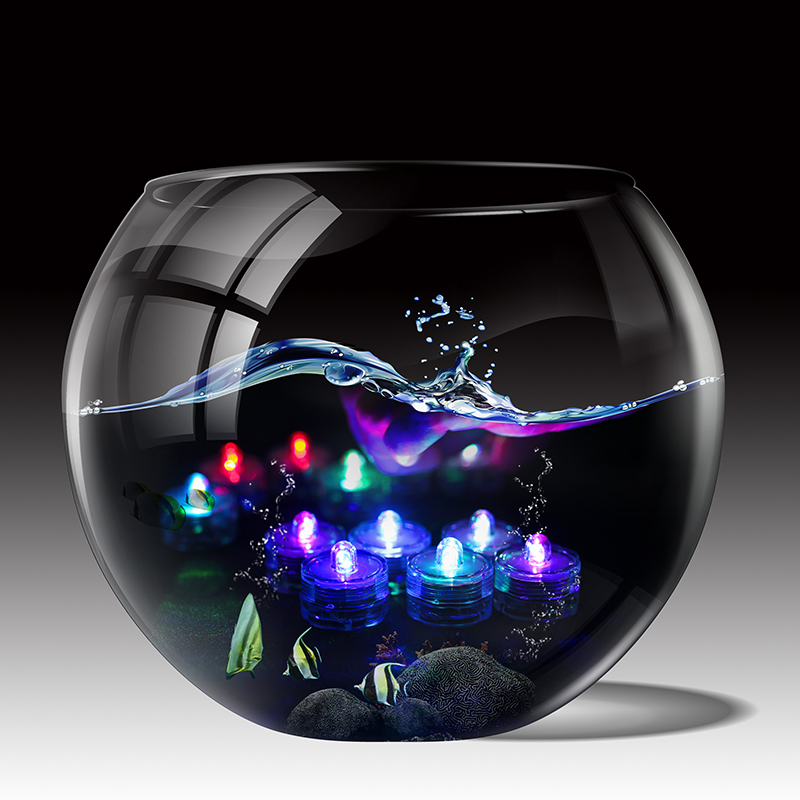 12Pcs/Set Waterproof LED Tea Lights Candles Flameless Battery Operated For Wedding Party Cristmas Decor Tealight Lamp Dropship D5.0