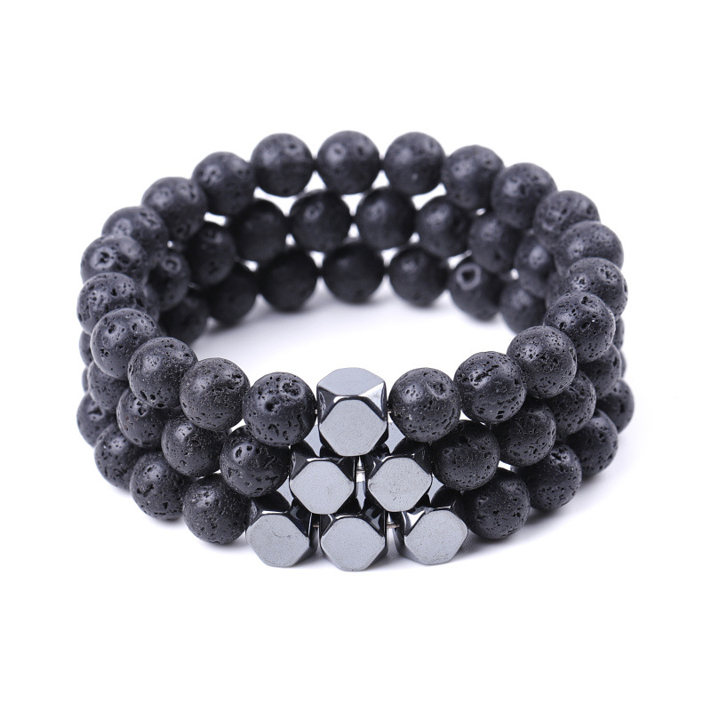 Lover Men Handmade hematite 8mm Buddha Lava stone Bracelet beads Bracelets Summer Women Jewelry gift, Golden;silver
Lover Men Handmade hematite 8mm Buddha Lava stone Bracelet beads Bracelets Summer Women Jewelry gift, Golden;silver