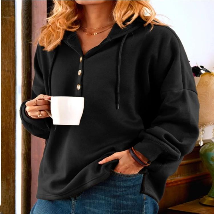 Women's Hoodies & Sweatshirts V-neck Sexy Sweatshirt Plus Size Pullovers Solid Color Casual Blouses Winter Autumn Ladies Clothes Sudaderas, Black
Women's Hoodies & Sweatshirts V-neck Sexy Sweatshirt Plus Size Pullovers Solid Color Casual Blouses Winter Autumn Ladies Clothes Sudaderas, Black