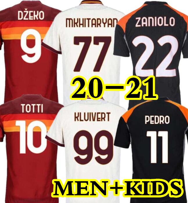 20 21 roma Soccer jerseys DE ROSSI DZEKO ZANIOLO TOTTI PEROTTI Pedro football shirt 2020 2021 uniforms maillot third PASTORE Men Kids, Black;yellow
20 21 roma Soccer jerseys DE ROSSI DZEKO ZANIOLO TOTTI PEROTTI Pedro football shirt 2020 2021 uniforms maillot third PASTORE Men Kids, Black;yellow