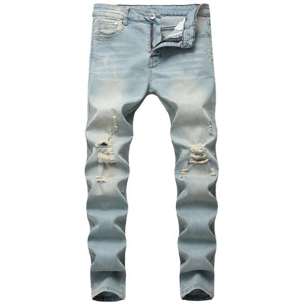 Men's Jeans Fashion Washing Casual Light Blue Denim Distressed Slim Stretch Cowboy Locomotive Biker Hip Hop Street Men, Sky blue
Men's Jeans Fashion Washing Casual Light Blue Denim Distressed Slim Stretch Cowboy Locomotive Biker Hip Hop Street Men, Sky blue