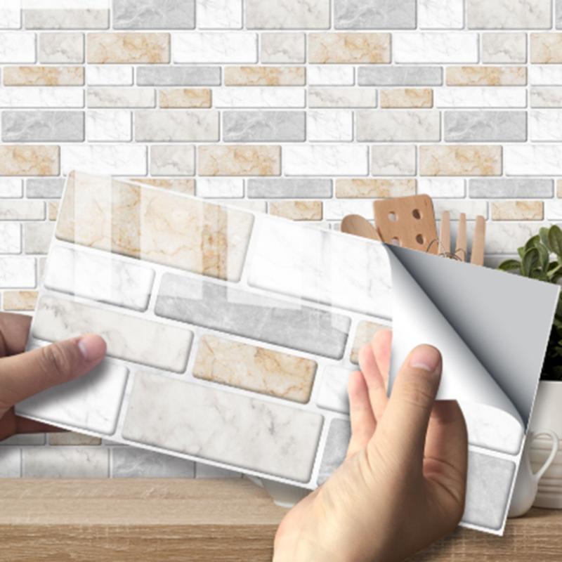 Wall Stickers Kitchen Bathroom PVC Imitation Marble Brick Tile Sticker Decal Waterproof For Smooth And Clean Tiles Glass Surfaces
Wall Stickers Kitchen Bathroom PVC Imitation Marble Brick Tile Sticker Decal Waterproof For Smooth And Clean Tiles Glass Surfaces