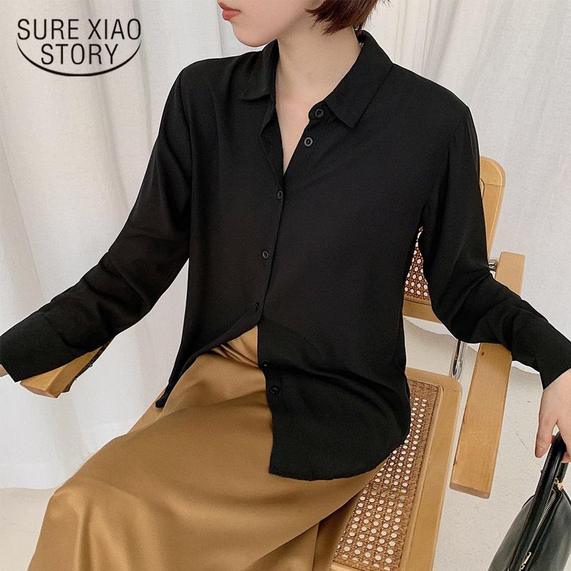 Women's Blouses & Shirts Female Long Sleeve Loose Black Tops Office Lady Women Chiffon Shirt Autumn 2022 Fashion Korean OL Style 7063 50, White
Women's Blouses & Shirts Female Long Sleeve Loose Black Tops Office Lady Women Chiffon Shirt Autumn 2022 Fashion Korean OL Style 7063 50, White