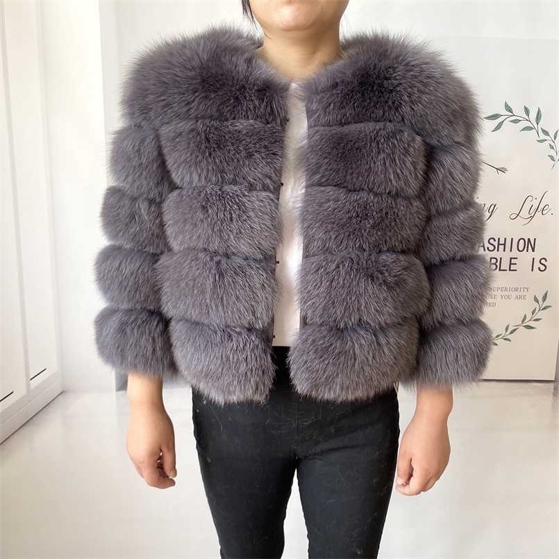 Real Fur Coat Women's Winter Warm Natural Fur Coat High Quality LAN Luxury Fashion 50cm Short Jacket Wholesale 211110, Gray
Real Fur Coat Women's Winter Warm Natural Fur Coat High Quality LAN Luxury Fashion 50cm Short Jacket Wholesale 211110, Gray