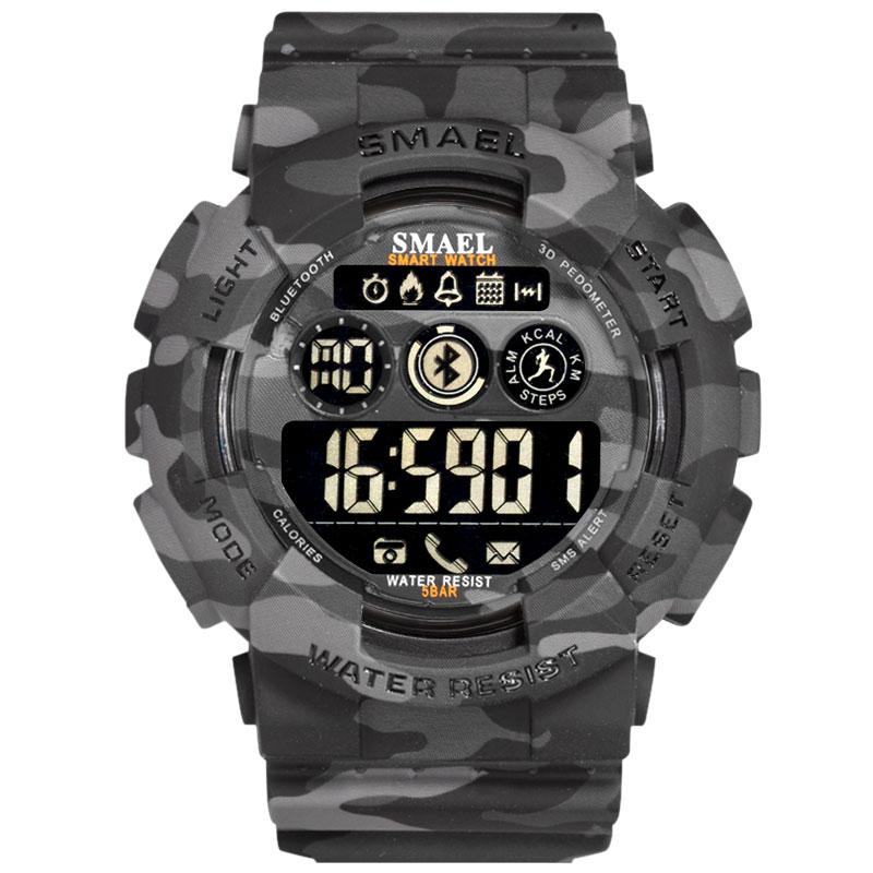 Fashion Camouflage Military Watches Men SMAEL Bluetooth LED Digital 50M Waterproof Sports Watch 8013 Wristwatches, 8013khakicamo
Fashion Camouflage Military Watches Men SMAEL Bluetooth LED Digital 50M Waterproof Sports Watch 8013 Wristwatches, 8013khakicamo