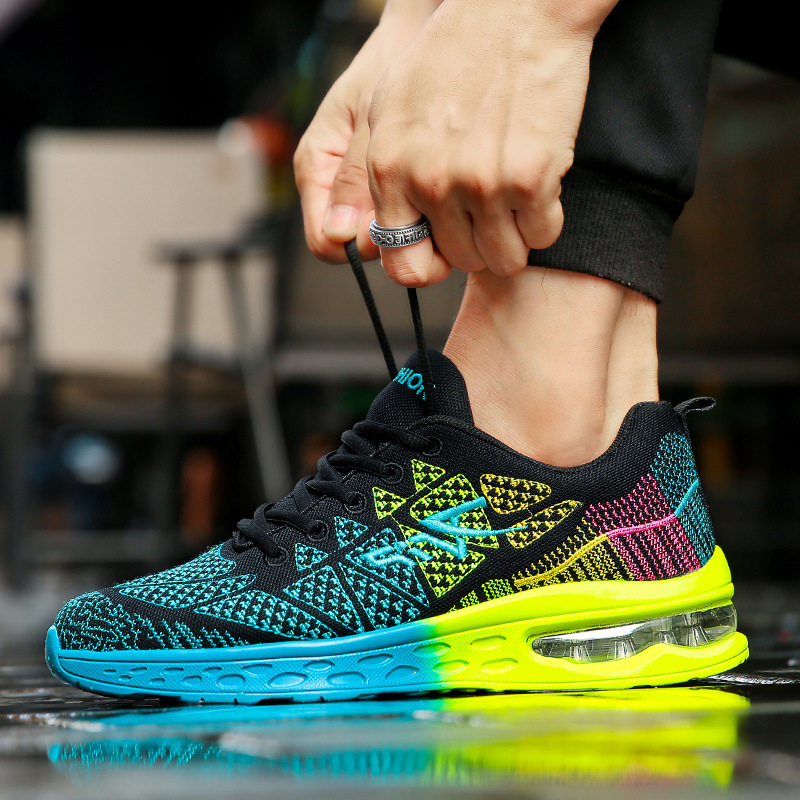 2021 Spring Couple Sneaker Breathable Mesh Runner Shoes Cross-Border Large Size Korean Style Air Cushion Fashion for Men sneakers, Black
2021 Spring Couple Sneaker Breathable Mesh Runner Shoes Cross-Border Large Size Korean Style Air Cushion Fashion for Men sneakers, Black
